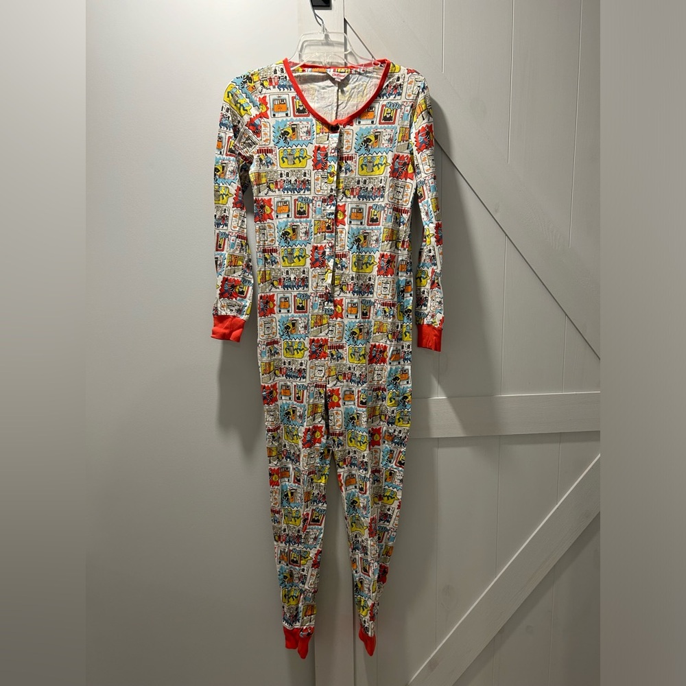 Cath Kidston Women’s Colorful Comic Strip Onesie Size Small